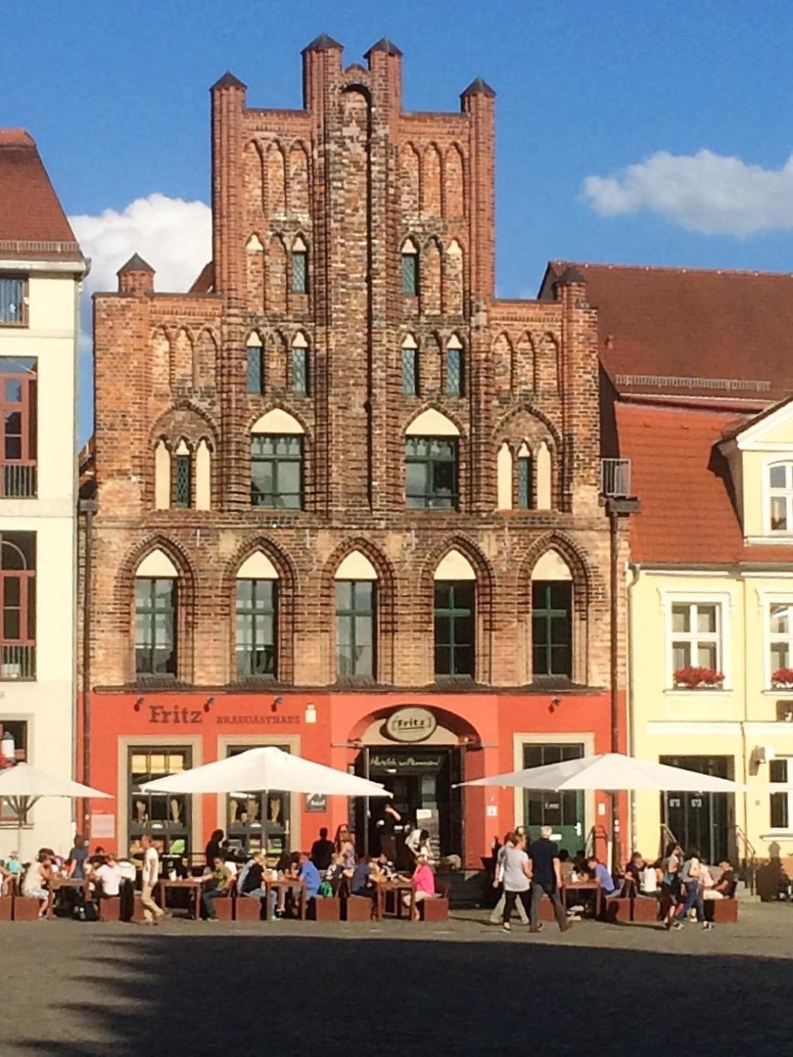 Pension Bach Greifswald Exterior foto